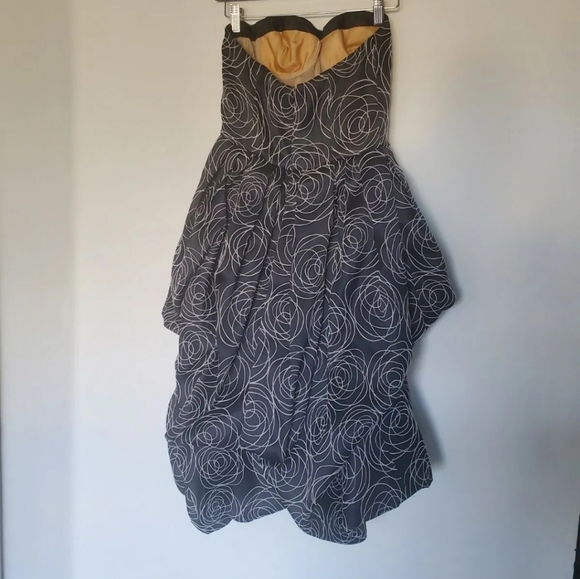 Oscar de la Renta High-Low Bubble Hem Dress — Couture, New with Tags Sz 4 - Picture 6 of 7